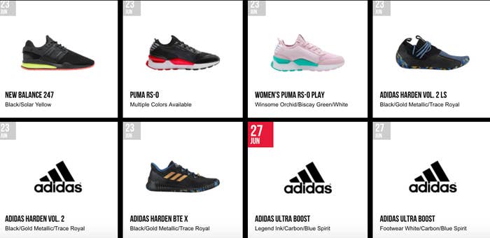 Foot Locker Release Calendar Adidas Harden MVP Pack