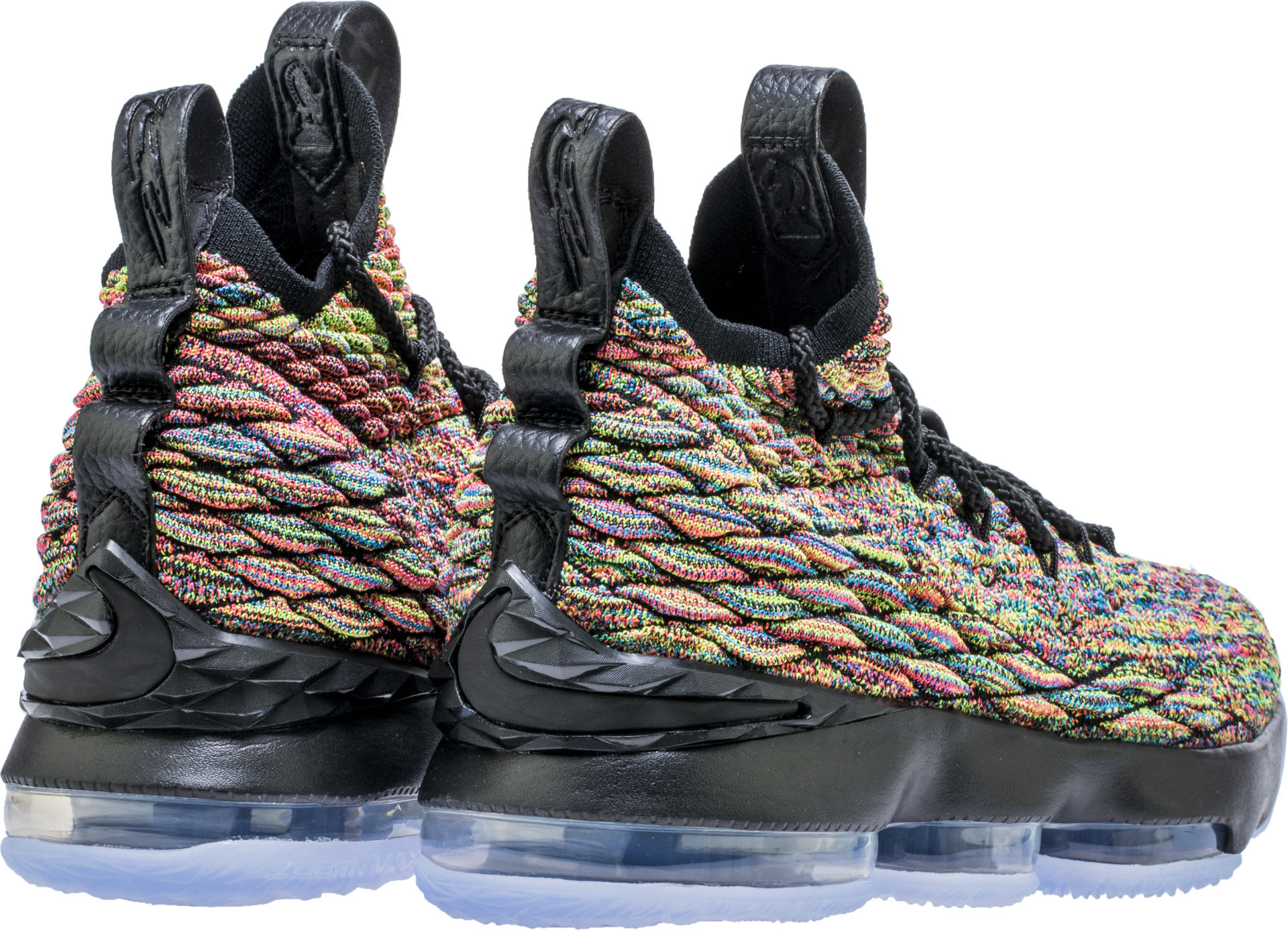 Nike LeBron 15 GS Black Fruity Pebbles Release Date Heel