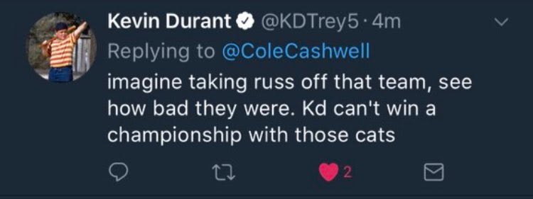 kevin durant alt account twitter