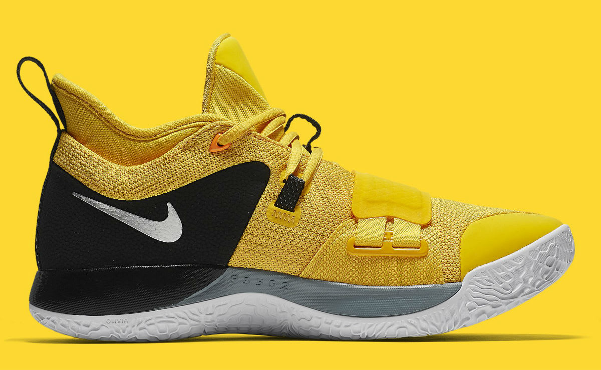 Nike PG 2.5 Amarillo Chrome Black Release Date BQ8453-700 Medial