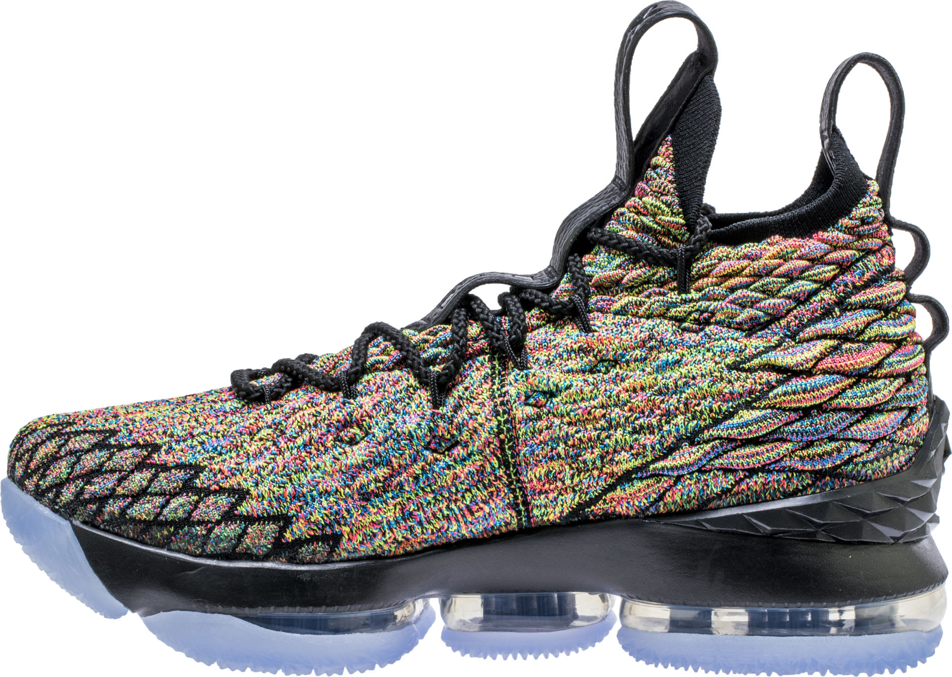 Nike LeBron 15 GS Black Fruity Pebbles Release Date Medial