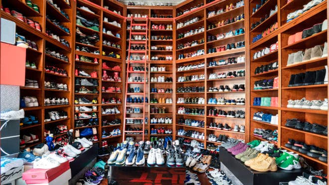 DJ Khaled Sneaker Closet