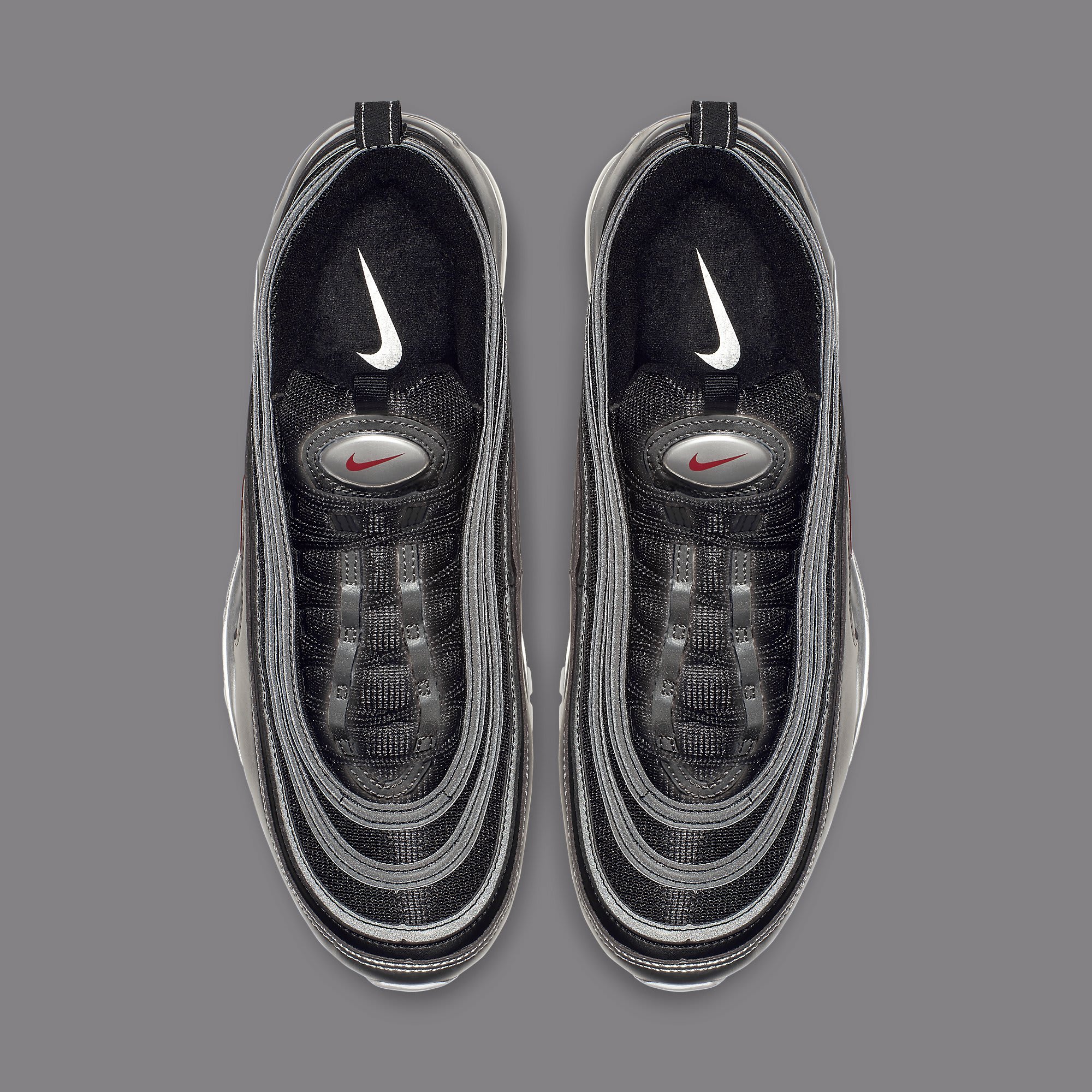 Nike Air Max 97 &#x27;Black/Metallic Silver&#x27; AT5458-001 (Top)