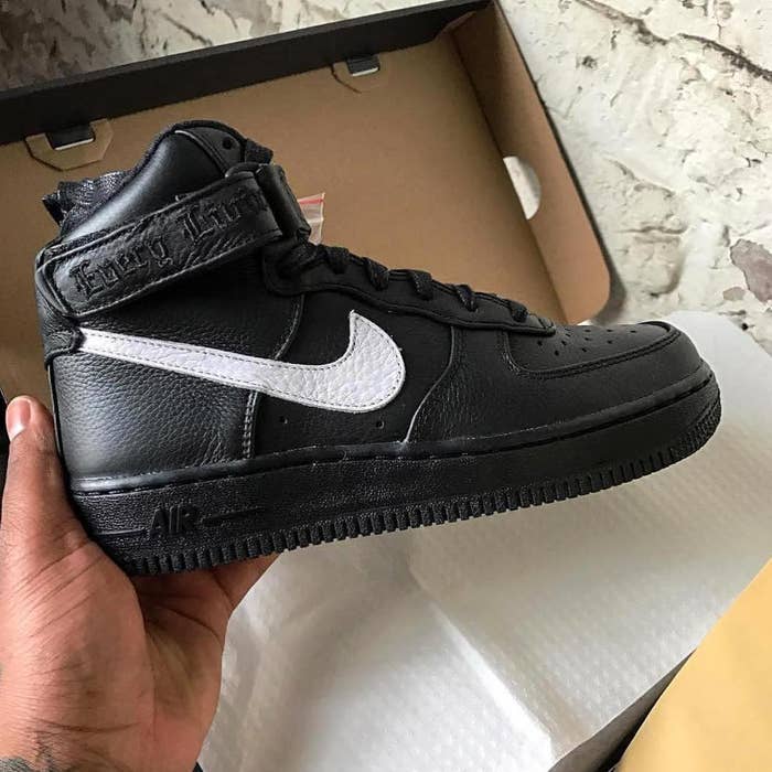 Vlone x Nike Air Force 1 High Black White