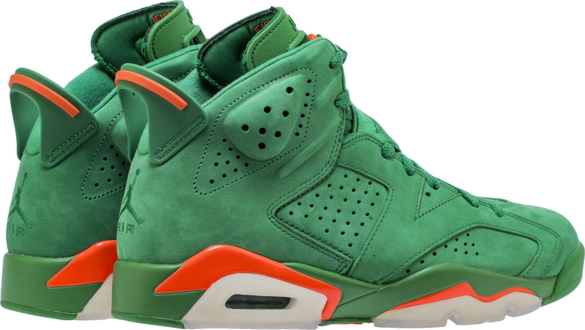 Air Jordan 6 VI Gatorade Green Release Date AJ5986-335 Heel