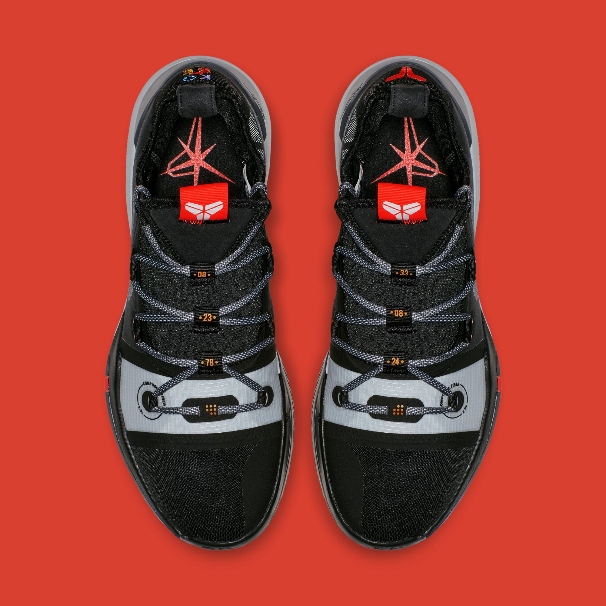Nike Kobe AD &#x27;Black/Multi&#x27; AV3555-001 (Top)