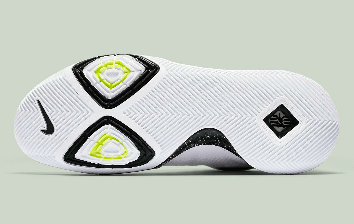 Nike Kyrie 3 White Black Volt Release Date Sole 917724-100