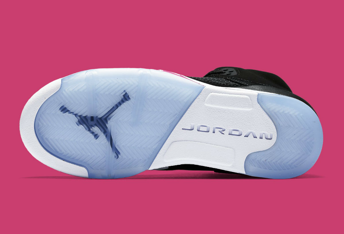 Air Jordan 5 GS Deadly Pink Release Date Sole 440892-029