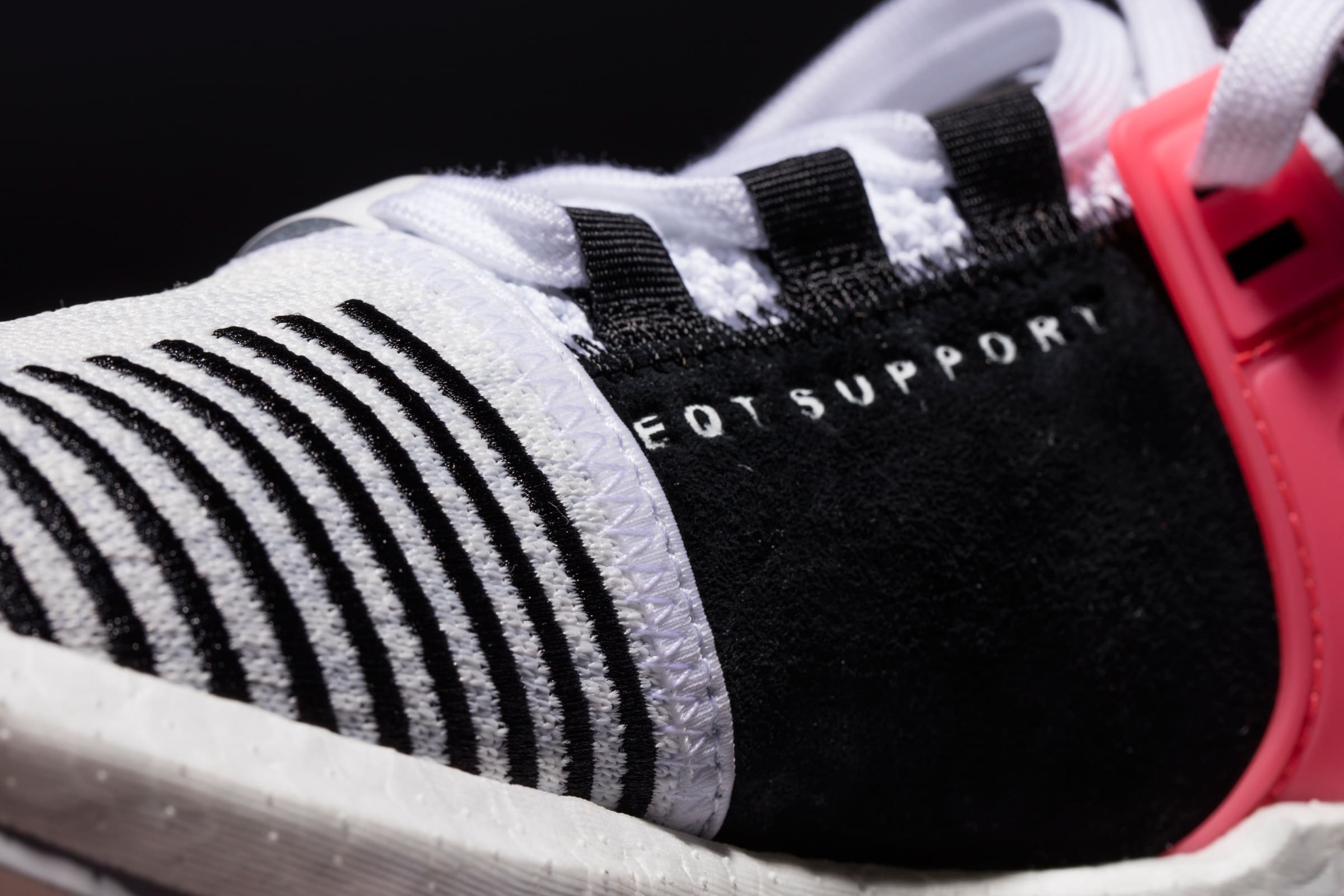 Adidas EQT Support 93-17 White Black Turbo Red Medial