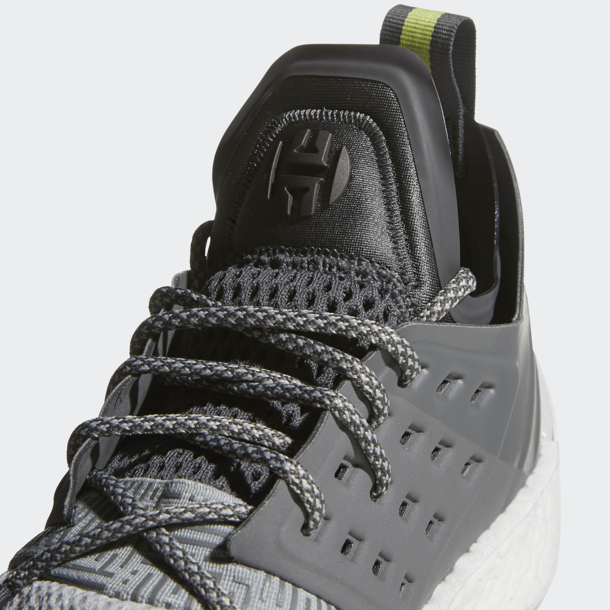Adidas Harden Vol. 2 Concrete Grey Release Date AH2122 Tongue