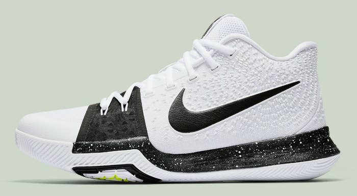 Nike Kyrie 3 White Black Volt Release Date Profile 917724-100