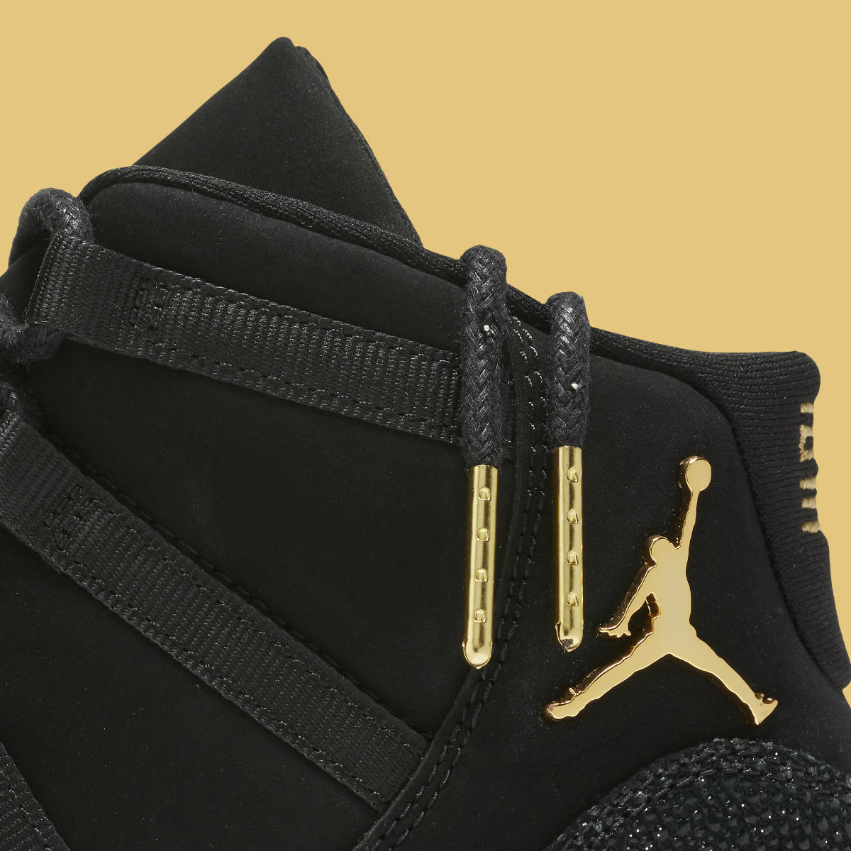 Air Jordan 11 XI Heiress Black Release Date 852625-030 Laces