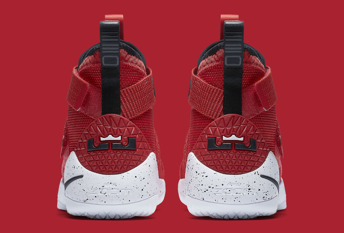 Nike LeBron Soldier 11 University Red Release Date Heel 897644-601