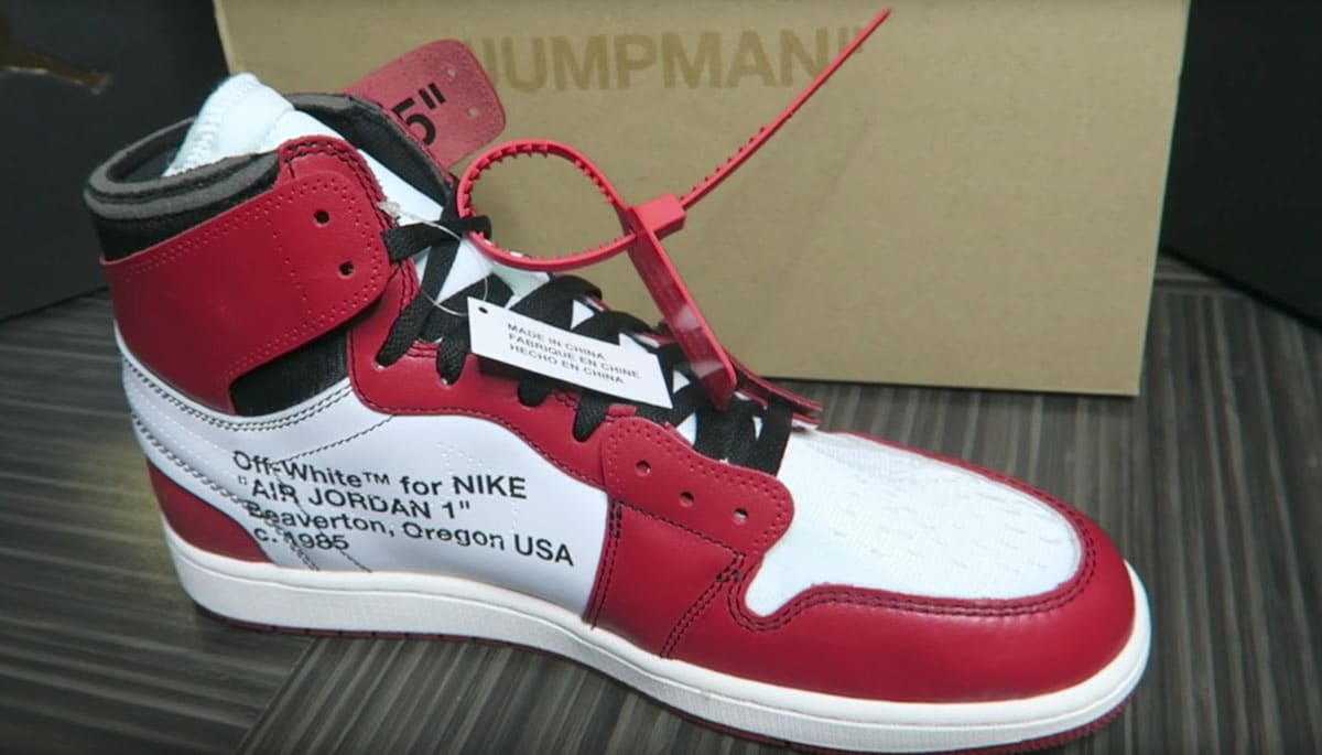 Jordan 1 Off White Euro Exclusive Size 6 Seems To Be Signed by Virgil Og  All