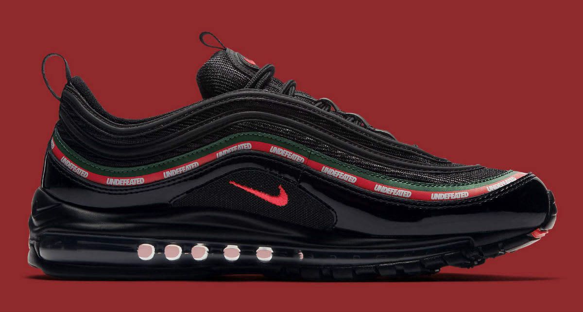 Undefeated x Nike Air Max 97 Black Release Date Medial AJ1986-001