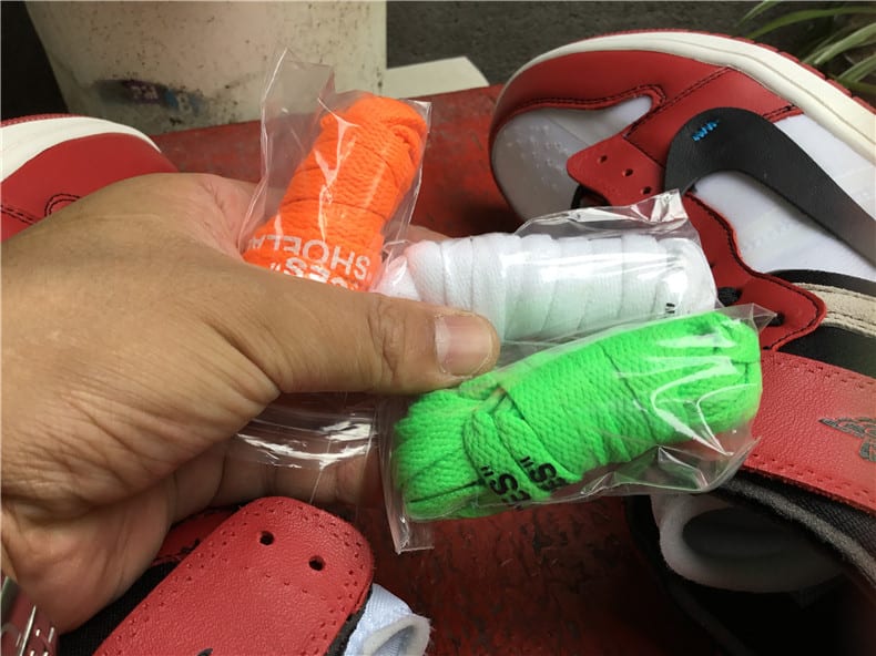 Off-White Air Jordan 1 Release Date Laces AA3834-101