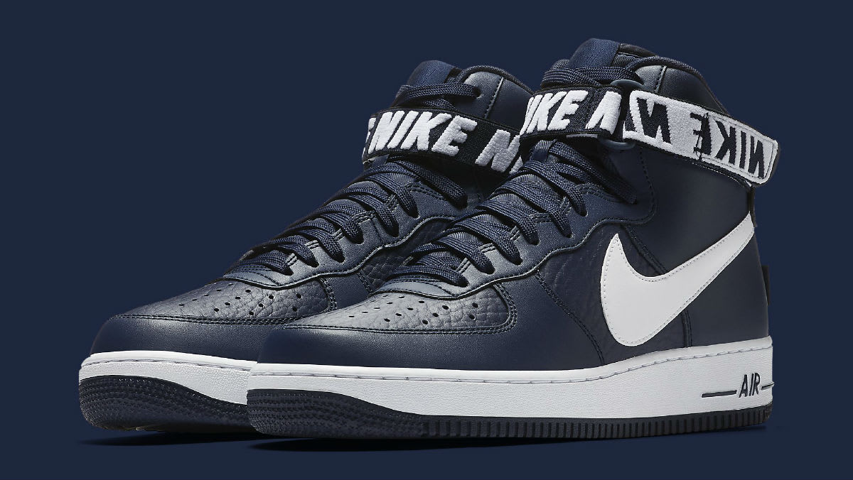 Nike Air Force 1 High NBA Statement Game Navy Release Date Main 315121-414
