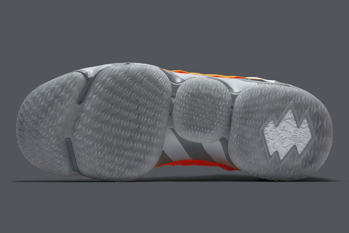 Nike LeBron 15 Orange Box Release Date AR5125-800 Sole