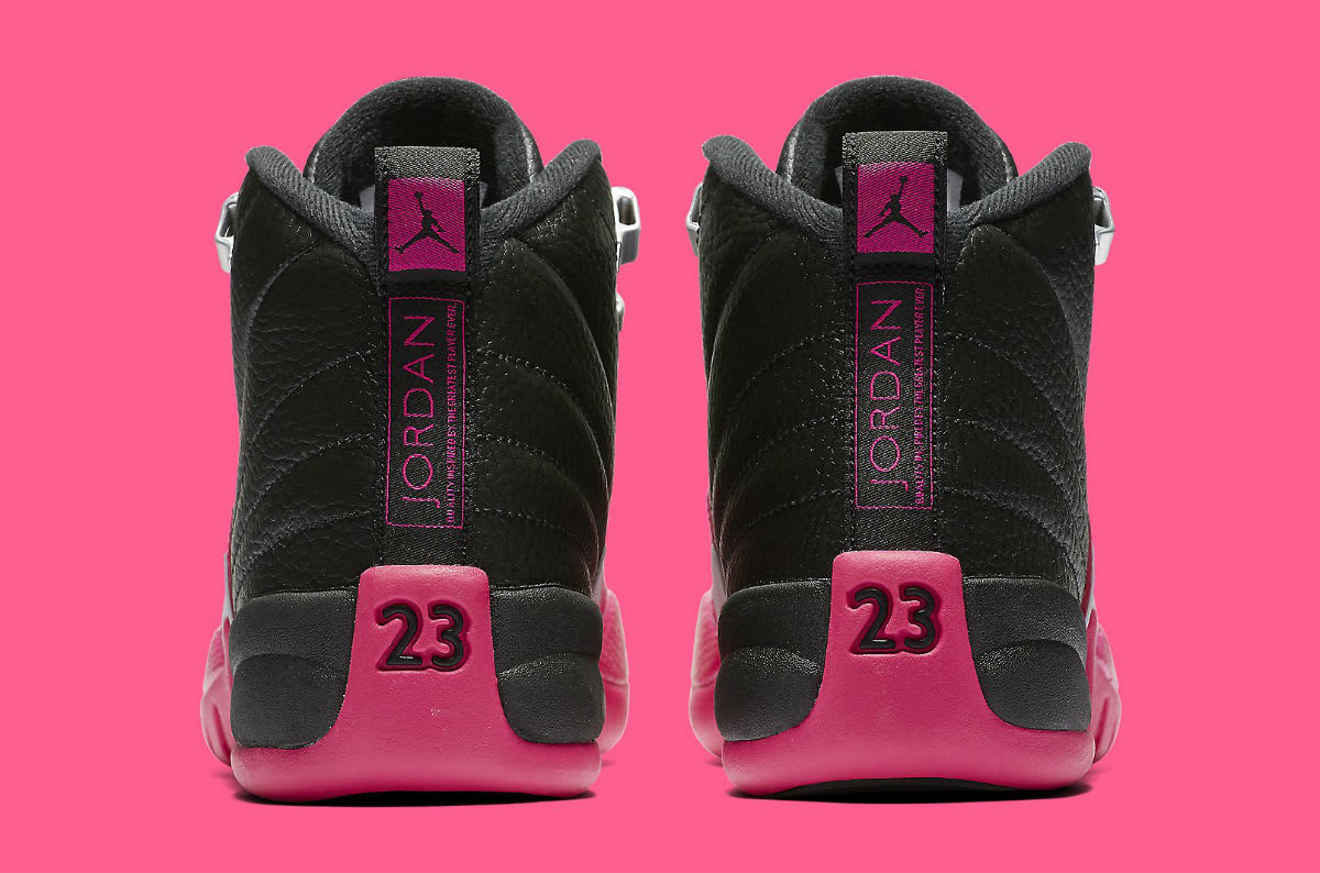 Air Jordan 12 Deadly Pink Release Date Heel 510815-026