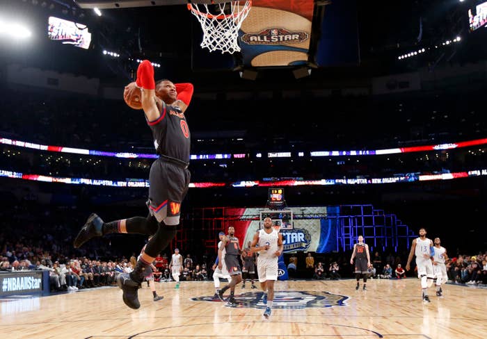 Russell Westbrook 2017 NBA All-Star Game MVP Dunk
