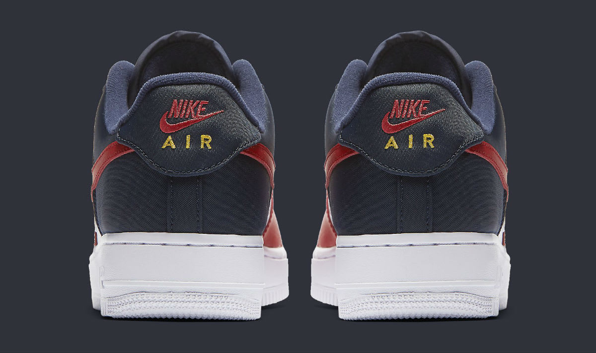 Nike Air Force 1 Low Mini Swoosh USA Release Date Heel 823511-601