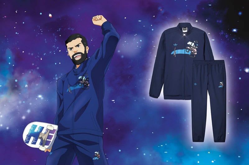 Helas x Adidas Skateboarding Anime Collection Release Date Tracksuit