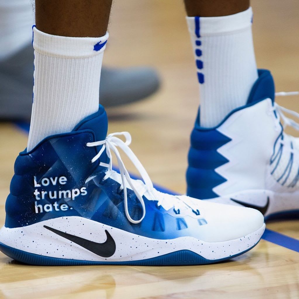 Karl-Anthony Towns Uses Custom Nikes to Racism | Complex