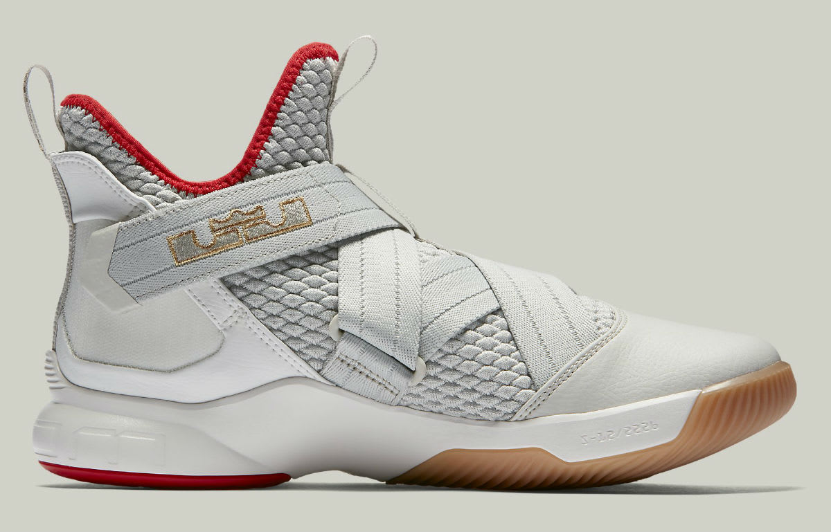 Nike LeBron Soldier 12 Yeezy Release Date AO2609-002 Medial