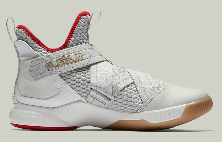 Nike lebron soldier hot sale 12 light bone