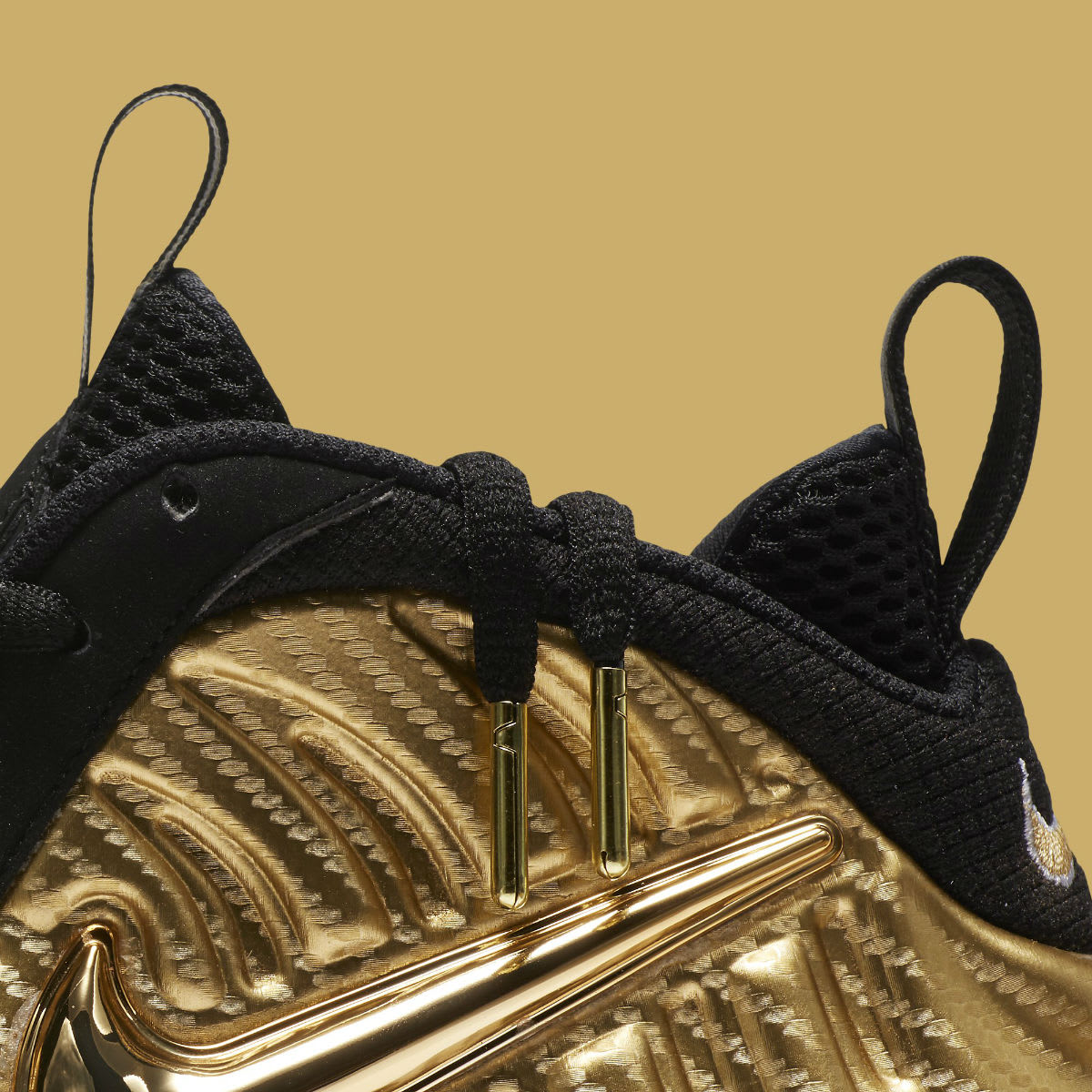 Nike Air Foamposite Pro Metallic Gold Release Date Laces 624041-701