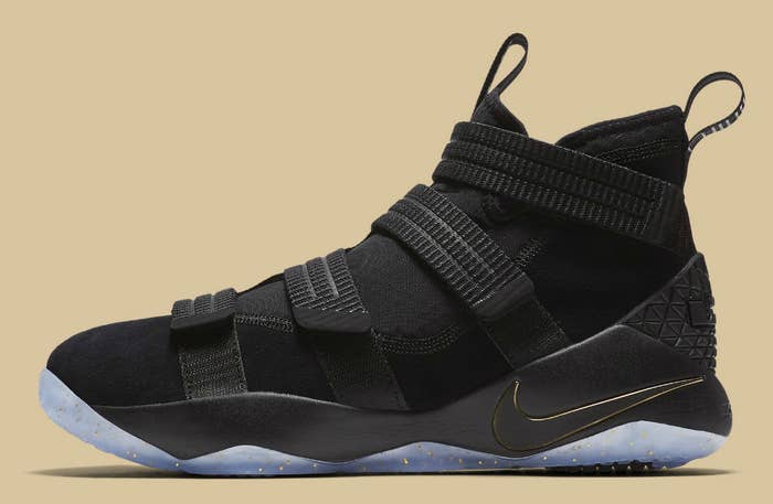Nike LeBron Soldier 11 SFG Black/Gold Finals Release Date Profile