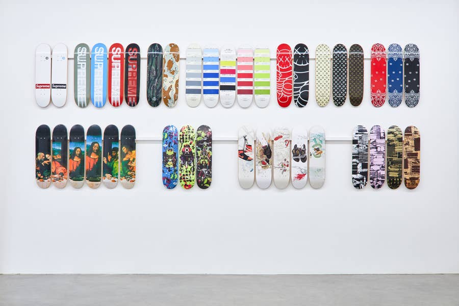Sotheby's to auction off the complete set of Supreme skate decks