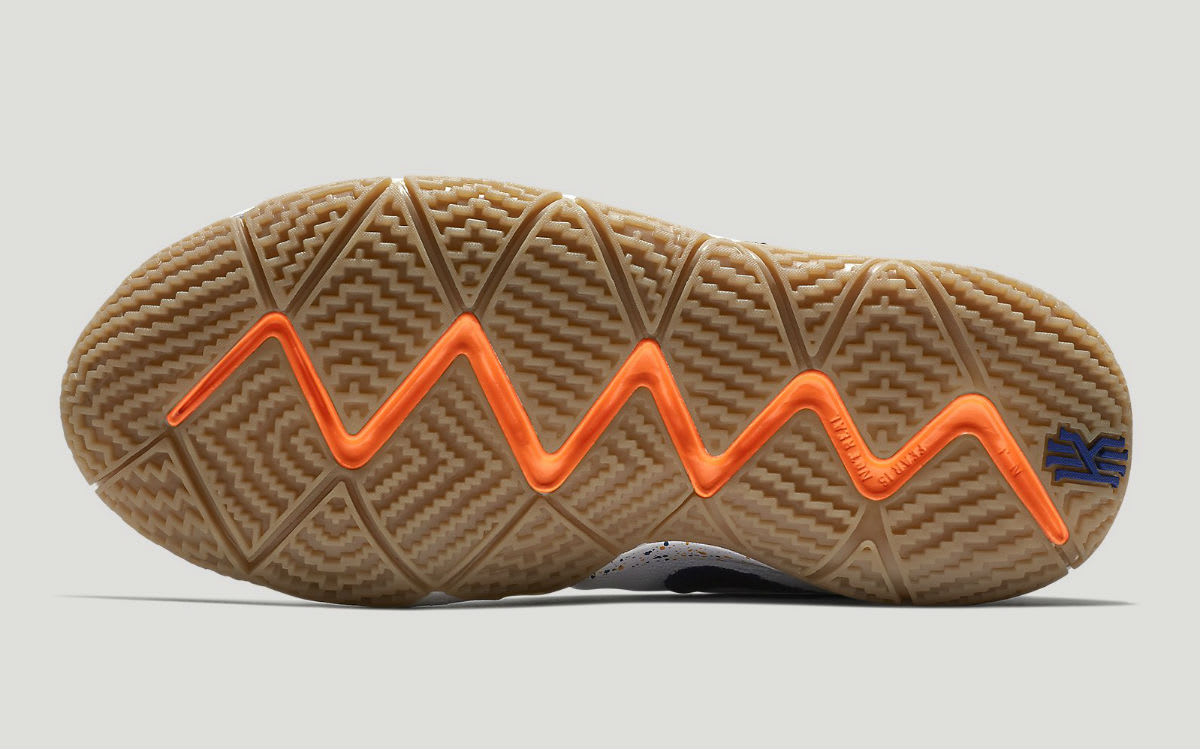 Nike Kyrie 4 GS Uncle Drew Release Date AA2897-100 Sole