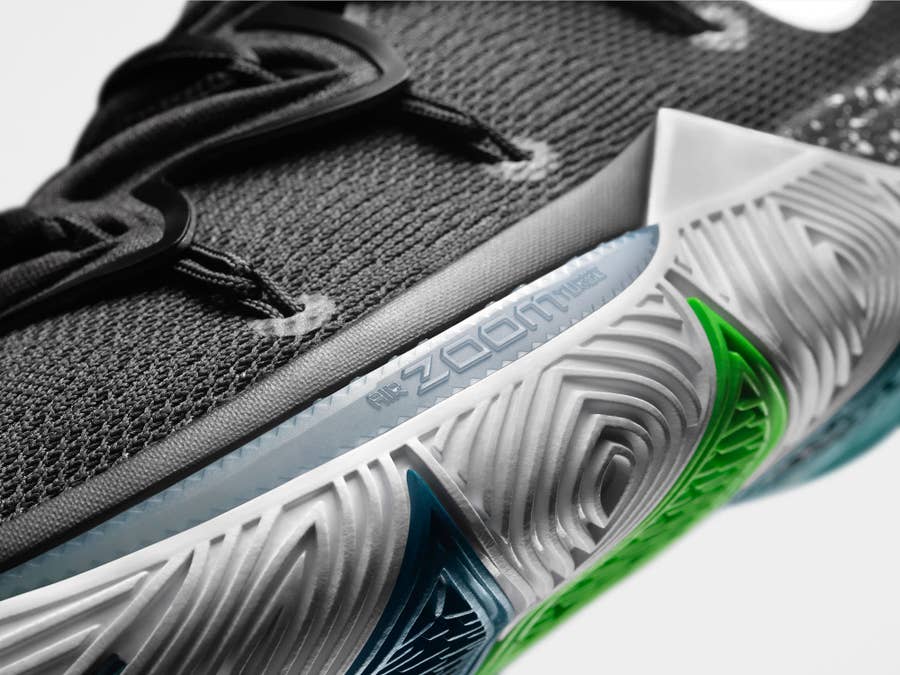 Kyrie 5 black silver 2025