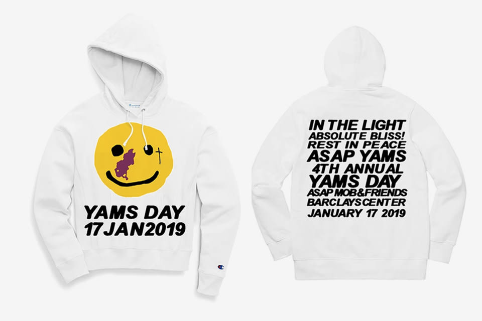 Kontoret ildsted legering Check Out Yams Day 2019 Merch Designed by Off-White, Cactus Plant Flea  Market, and More | Complex