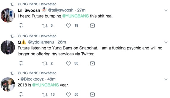 Yung Bans tweets