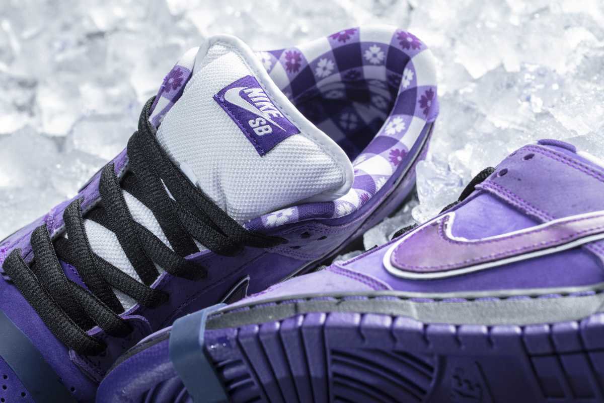 Concepts x Nike SB Dunk Low Purple Lobster Release Date Lining