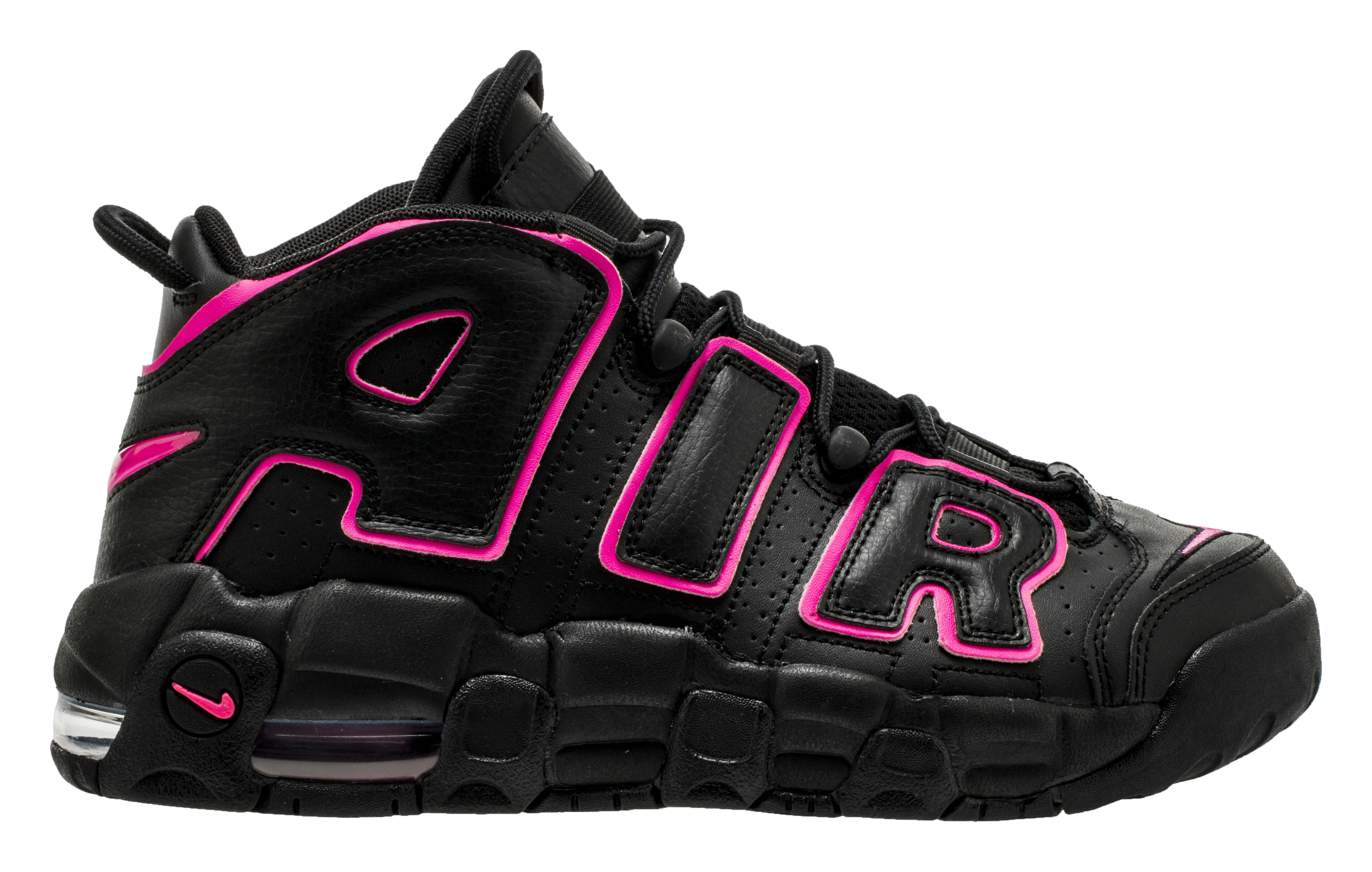 Nike Air More Uptempo Black Pink 415082-003 Profile