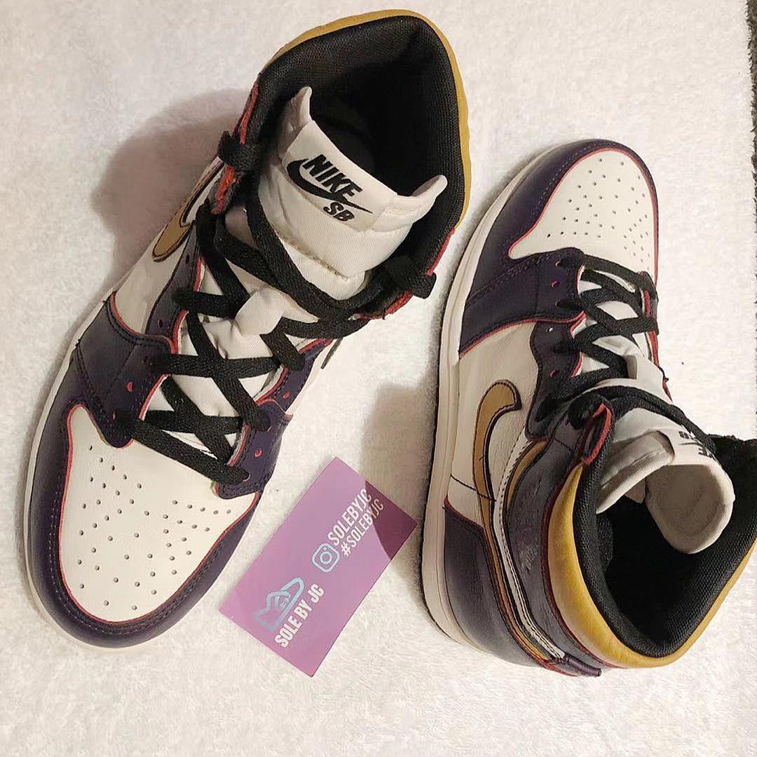 Nike SB x Air Jordan 1 &#x27;Lakers&#x27; CD6578-507 1