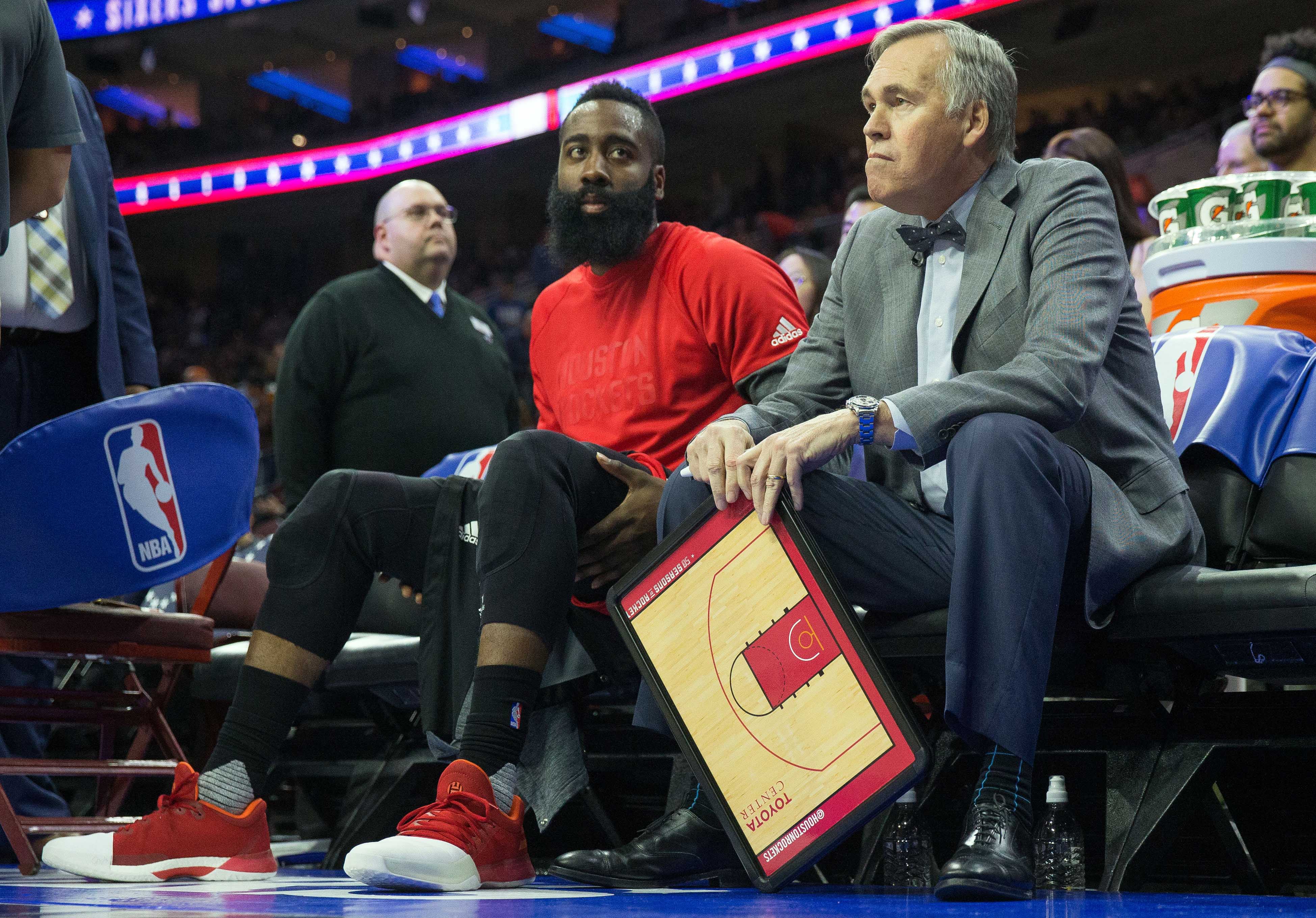 Houston Rockets Mike D&#x27;Antoni James Harden 2016