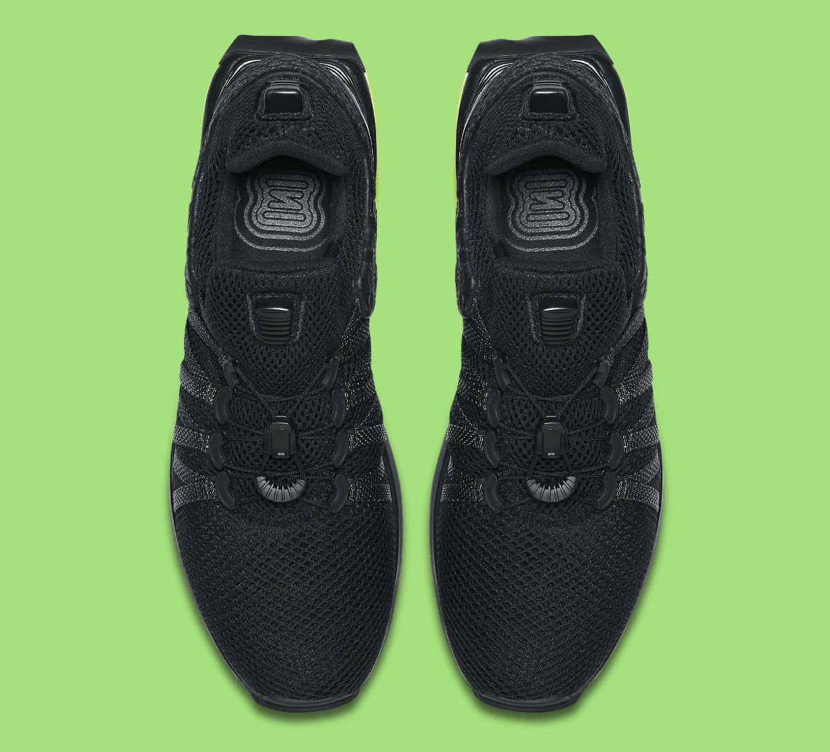 Nike Shox Gravity Luxe Black Green Strike Release Date AR1470-003 Top