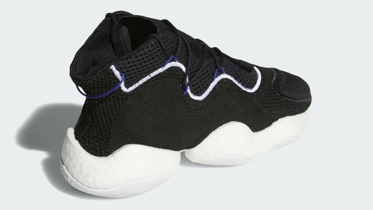 Adidas Crazy BYW LVL 1 Black White Release Date CQ0991 Heel