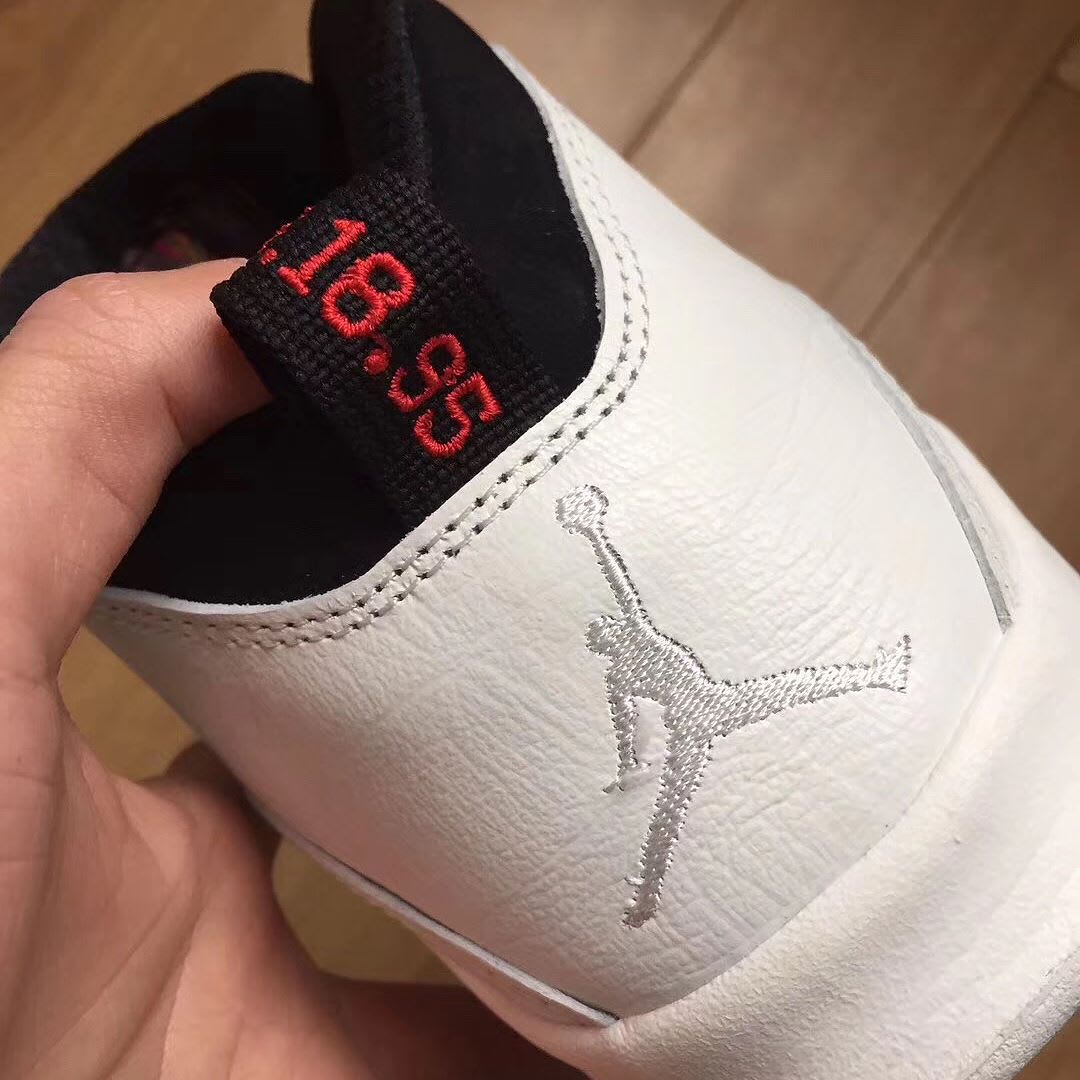 Air Jordan 10 X I&#x27;m Back 2018 Release Date Right Heel