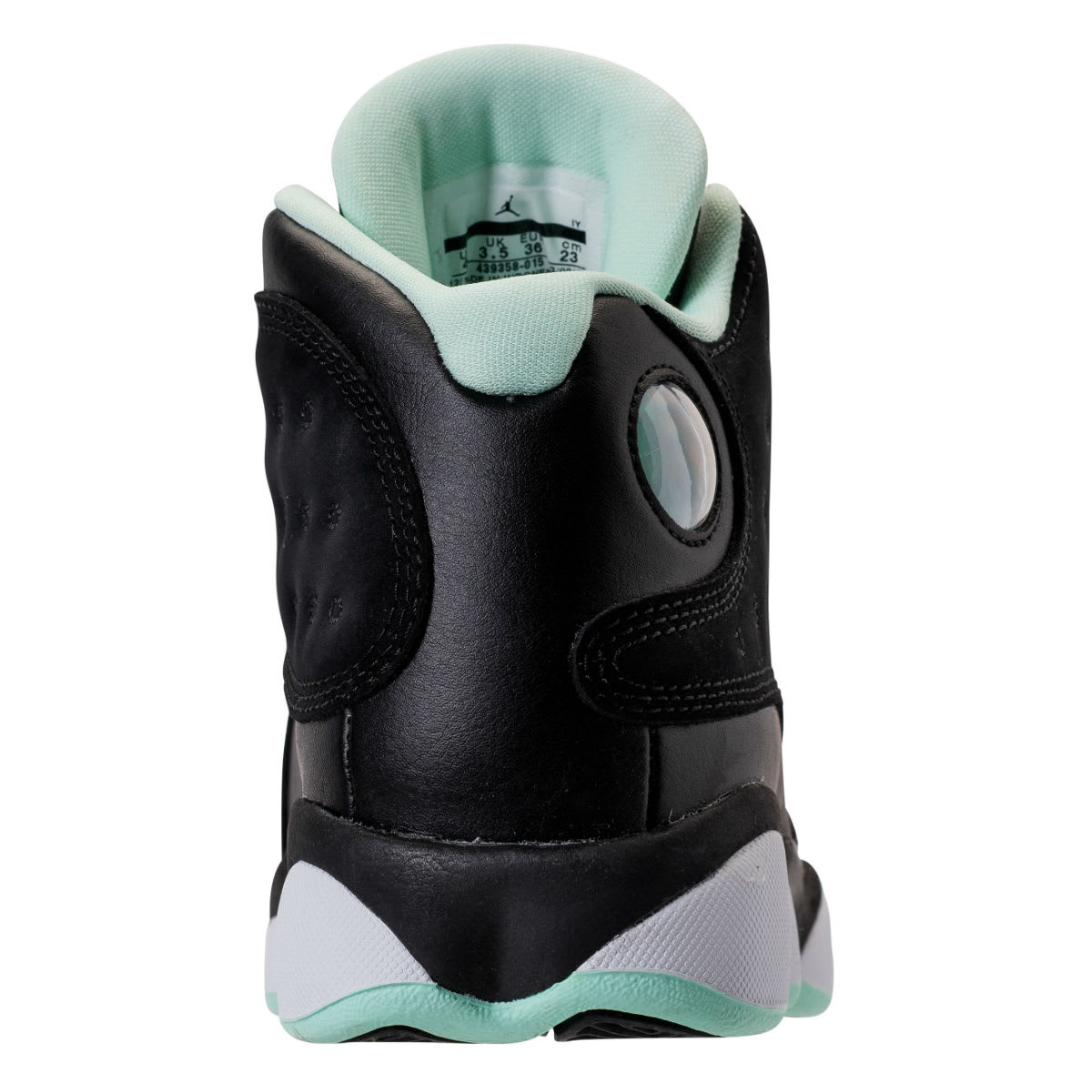 Air Jordan 13 GS Mint Foam Release Date Heel 439358-015