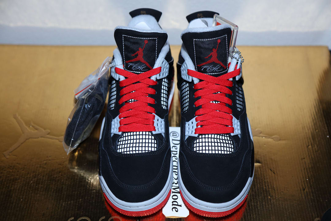 OVO Air Jordan 4 &#x27;Splatter&#x27; (Front)