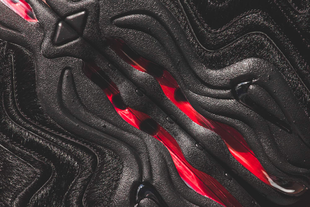 Kith Nike Pippen 1 Black Red Pony Hair 4