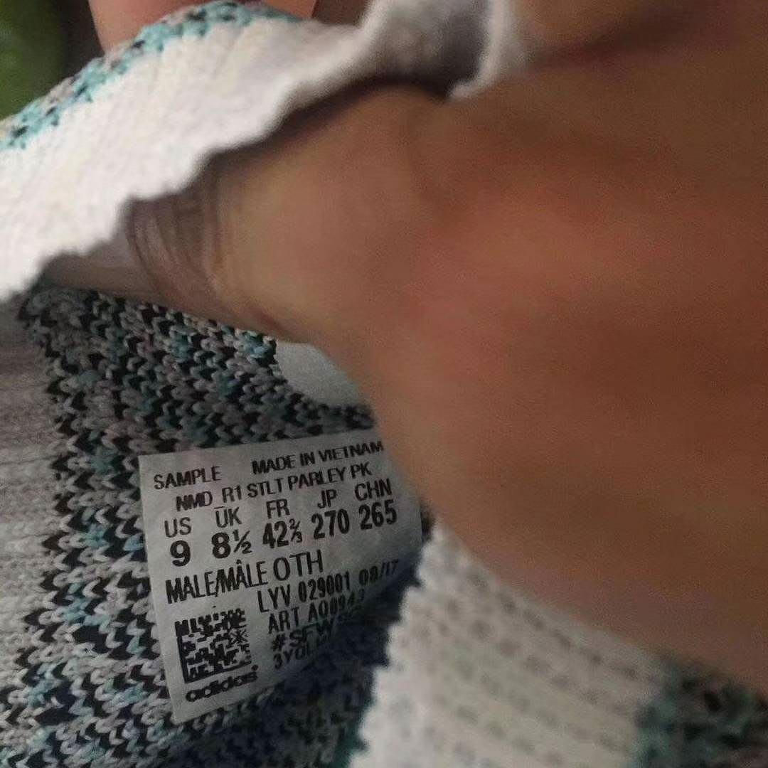 Parley x Adidas NMD For the Oceans Release Date Tag AQ8943