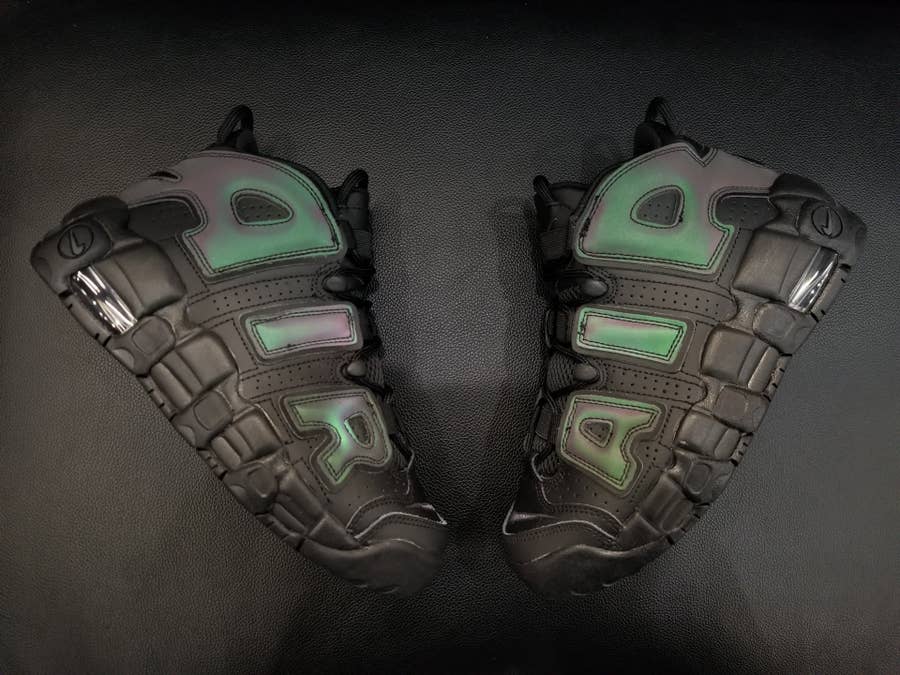 Uptempos reflective top