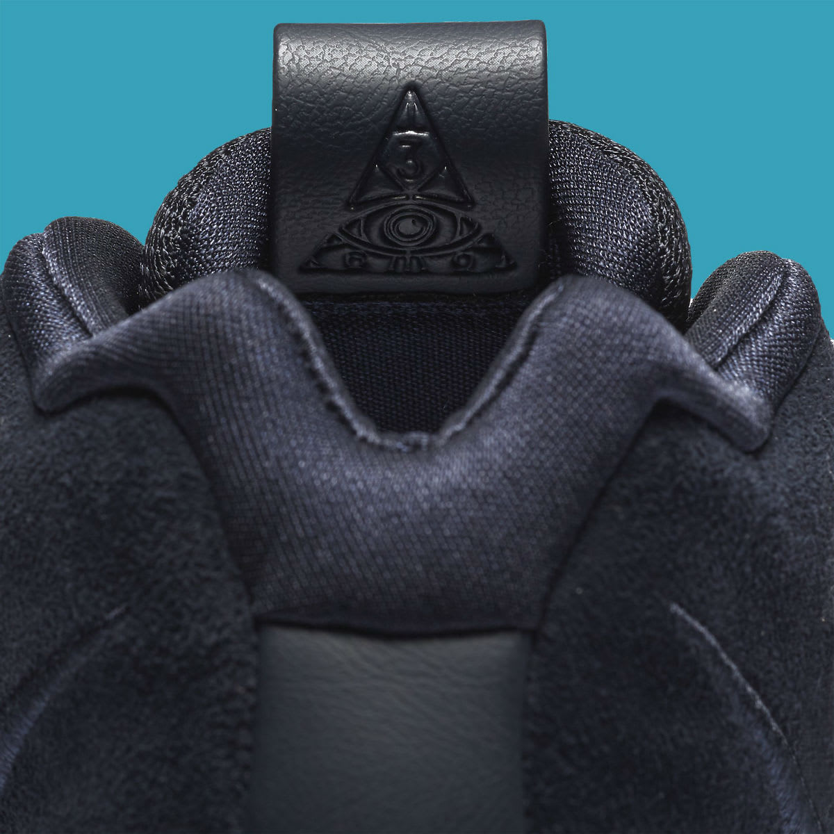 Nike Kyrie 4 Dark Obsidian Release Date 943806-401 Tongue