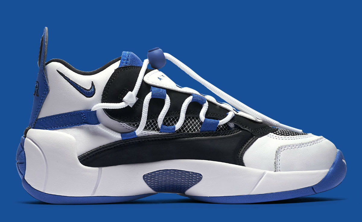 Nike Air Swoopes 2 II White Blue Release Date 917592-101 Medial